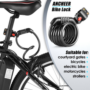 Gocio Electric Bike 5 Digit Combination Cable Locks - GOCIO