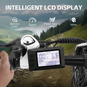 Gocio 27.5" Electric Bike, Peak 750W Electric Bike for Adults, 22mph Electric Mountain Bicycles, 48V 10.4Ah Battery Ebike UL 2849, Aluminum Alloy, Lockable Suspension Fork, Shimano 21 Speed - GOCIO