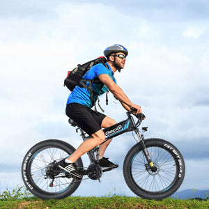 Gocio Ebike 750W Peak, 26"x4" Fat Tire Electric Bike, Full Suspensions, 48V 10.4Ah Foldable Electric Bikes Adult, LCD, 21 Speed, Electric Mountain Bike UL2849 - GOCIO