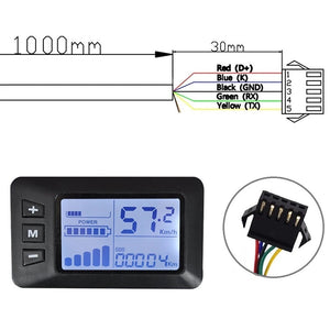 Gocio Electric Bike LCD Display Meter - GOCIO