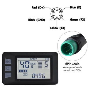 Gocio Electric Bike LCD Display Meter - GOCIO