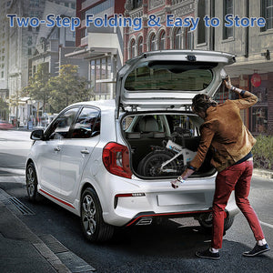 Gocio Foldable Electric Bike for Adults, Peak 750W Electric Mountain Bicycles, 20" * 2.4" Fat Tire Electric Bicycle, 375Wh 48V Removable Lithium-Ion Battery,Urban Commuter Ebike Man Woman UL2849 - GOCIO