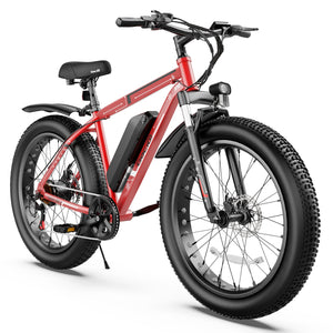 Gocio Electric Bike 500W Fat Tire Electric Bike for Adults 26 4.0" All Terrain Off Road Electric Mountain Bike Max 22Mph with 48V 13Ah Battery UL2849 - GOCIO