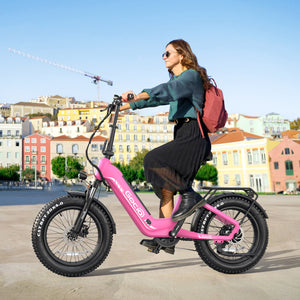 Gocio Electric Bike for Adults, Peak 1025W Mountain E Bike, 48V 13AH Removable Lithium-Ion Battery Ebikes, 20"x4.0" Fat Tire Electric Bicycles, 3A Fast Charge, up to 60 Miles Man Woman UL2849 - GOCIO