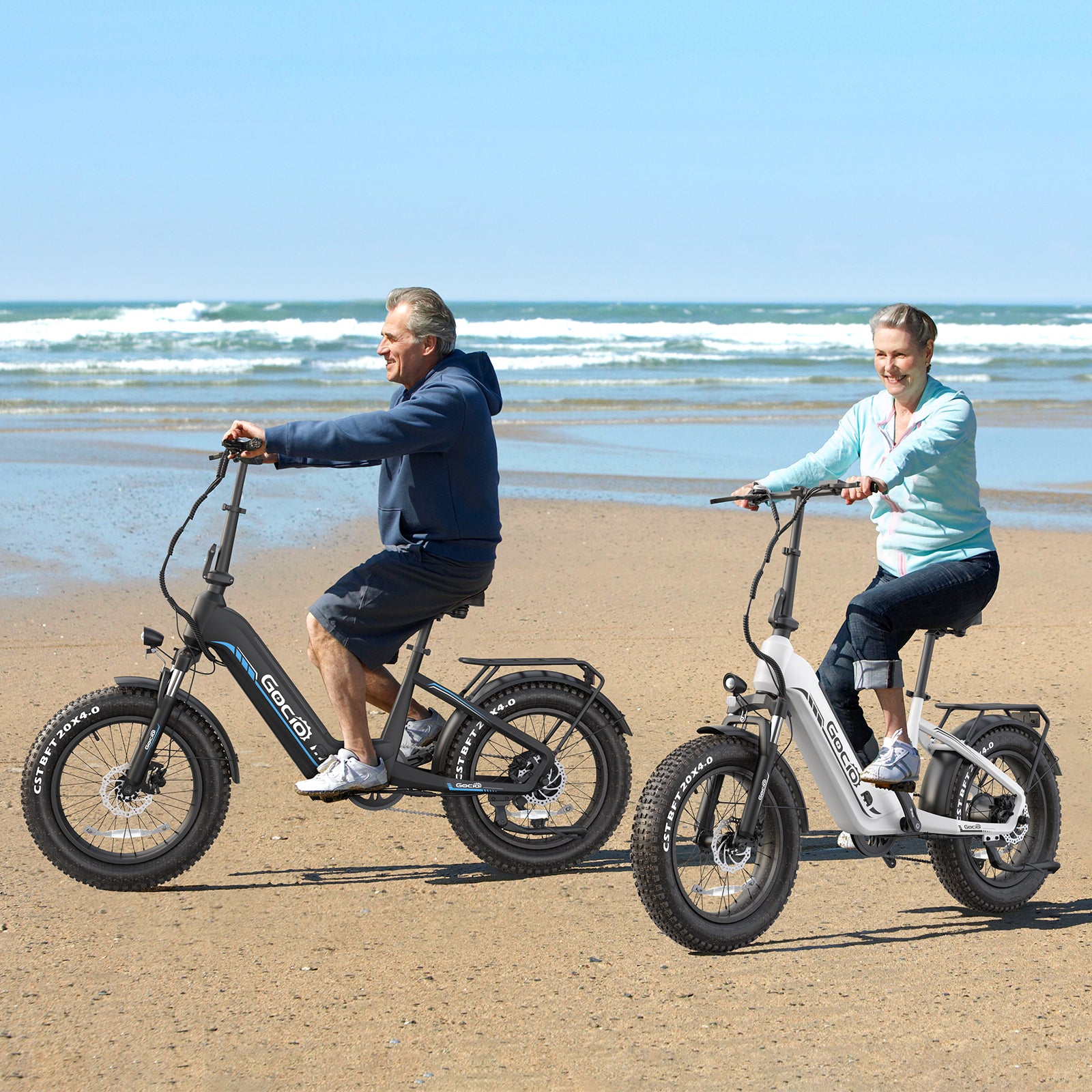 Gocio Electric Bike for Adults, Peak 1025W Mountain E Bike, 48V 13AH Removable Lithium-Ion Battery Ebikes, 20"x4.0" Fat Tire Electric Bicycles, 3A Fast Charge, up to 60 Miles Man Woman UL2849