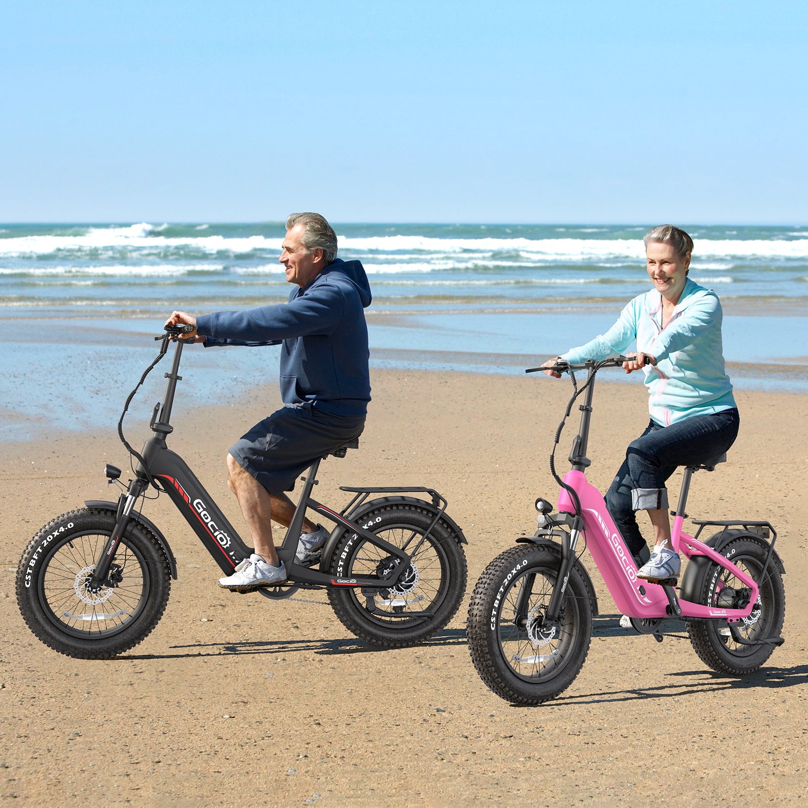 Gocio Electric Bike for Adults, Peak 1025W Mountain E Bike, 48V 13AH Removable Lithium-Ion Battery Ebikes, 20"x4.0" Fat Tire Electric Bicycles, 3A Fast Charge, up to 60 Miles Man Woman UL2849