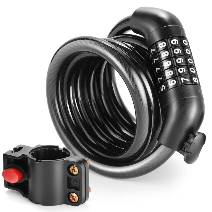 Gocio Electric Bike 5 Digit Combination Cable Locks