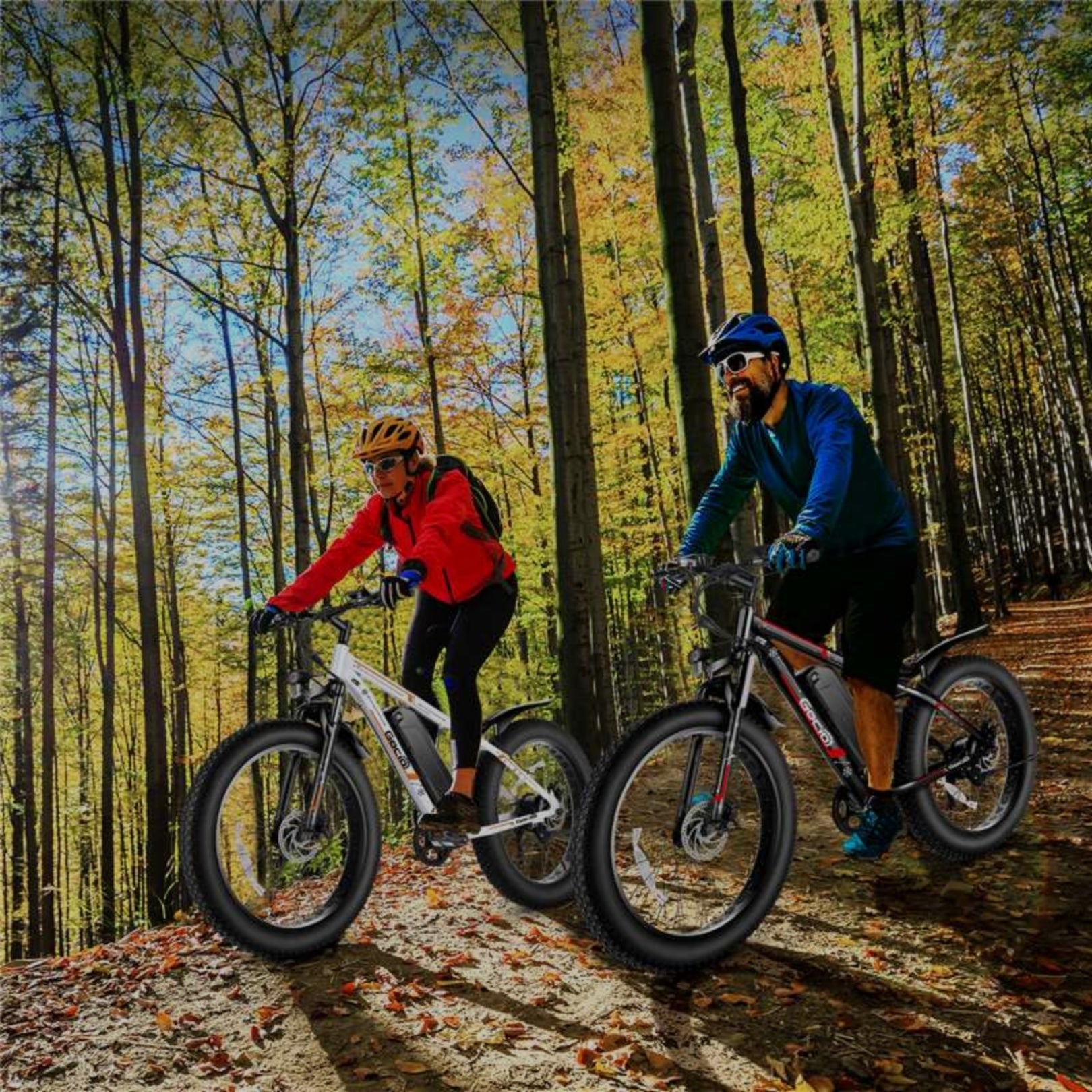 Gocio 26" 4.0 Fat Tire Electric Bike for Adults, 500W Adults E Bike, 48V 13Ah Battery, Max 22Mph Electric Mountain Bike Beach Bicycle Snow Bike Ebike for Men, Professional 7-Speed UL2849 - GOCIO